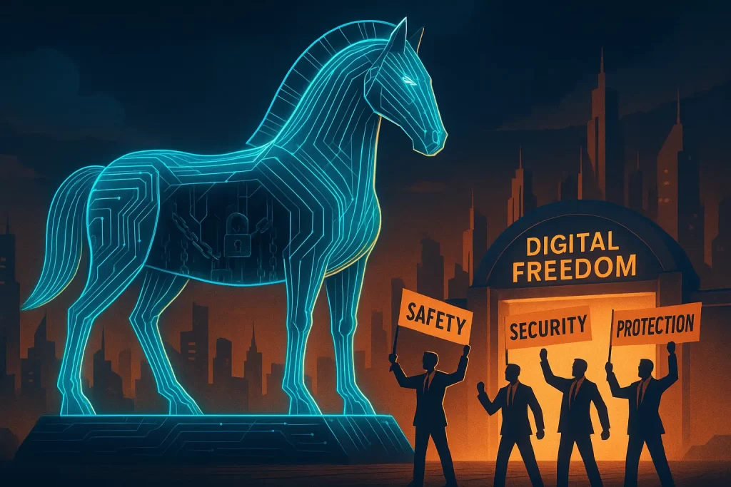 Censura digital como cavalo de troia